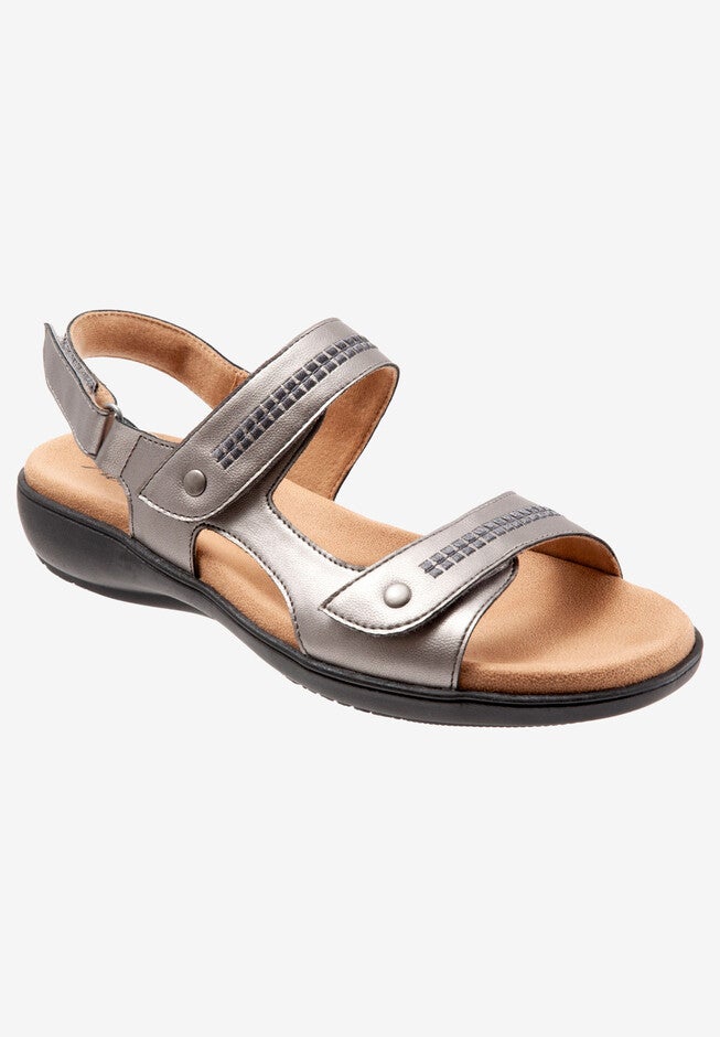 Venice Sandal , PEWTER, hi-res image number 0