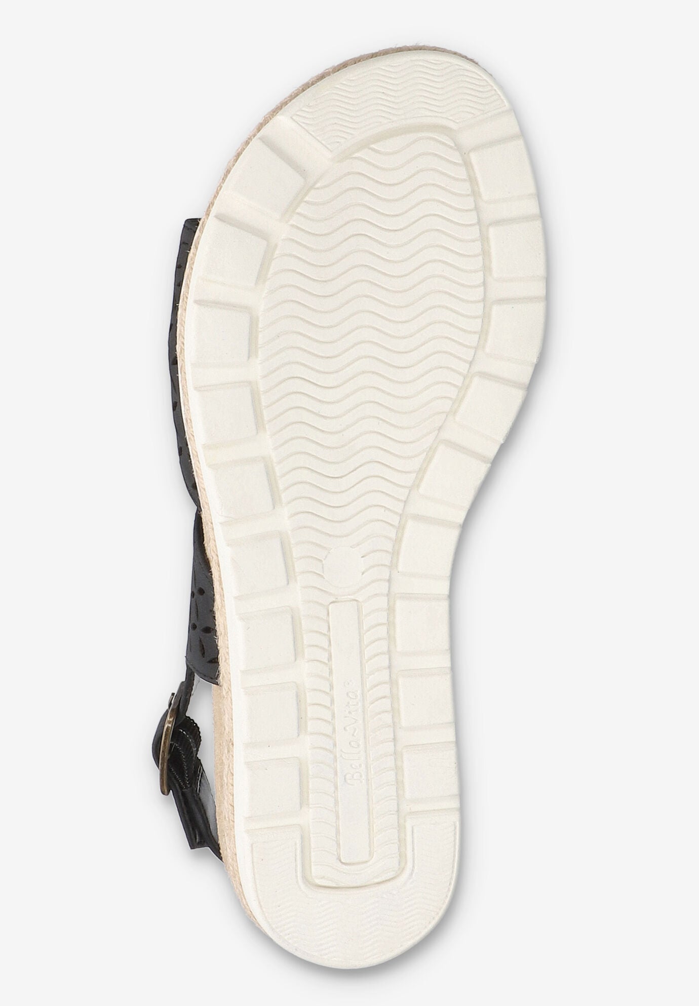 Inaya Wedge Sandal, BLACK, alternate image number 5