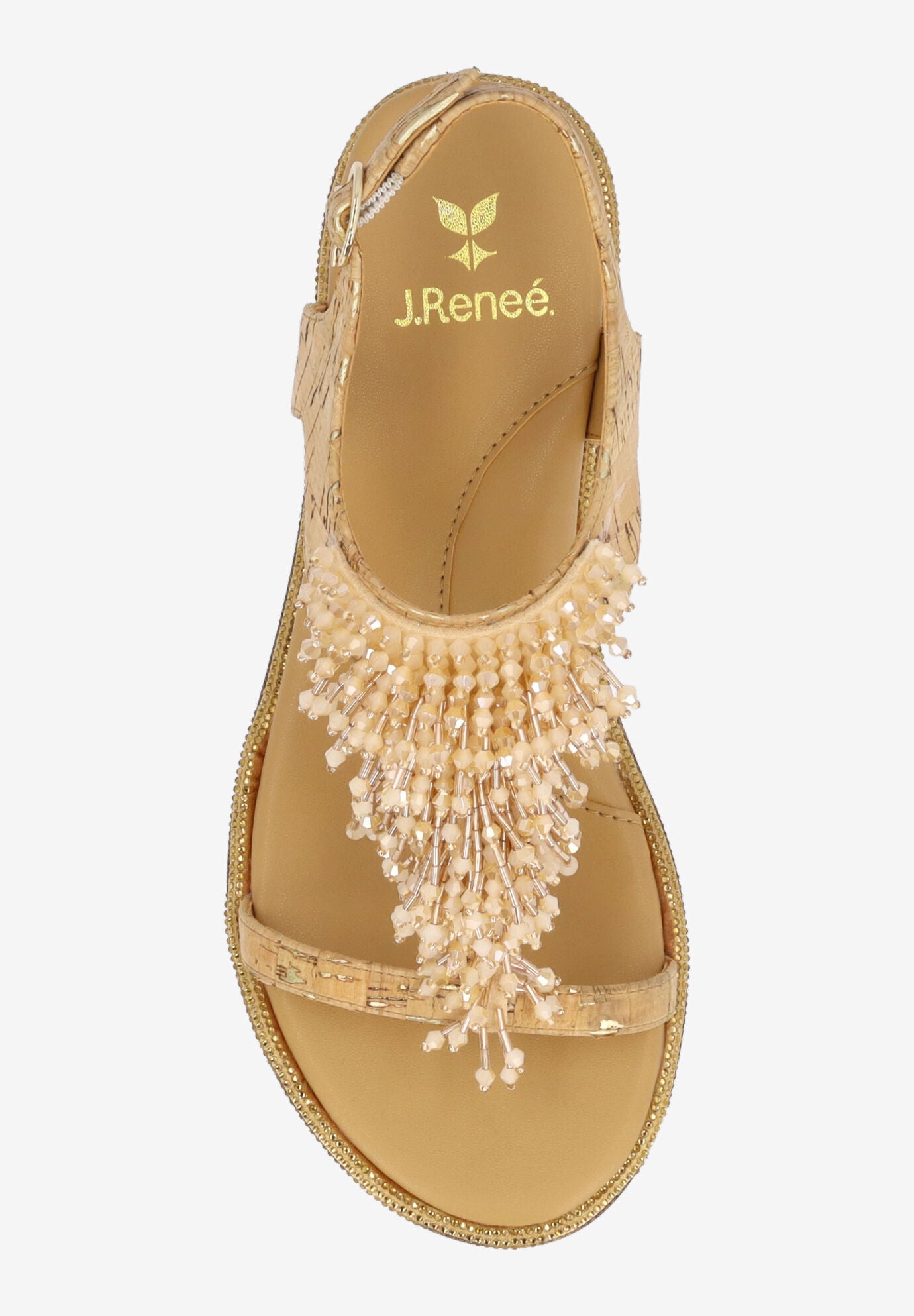 Lunaria Slingback Sandal, NATURAL GOLD, alternate image number 1