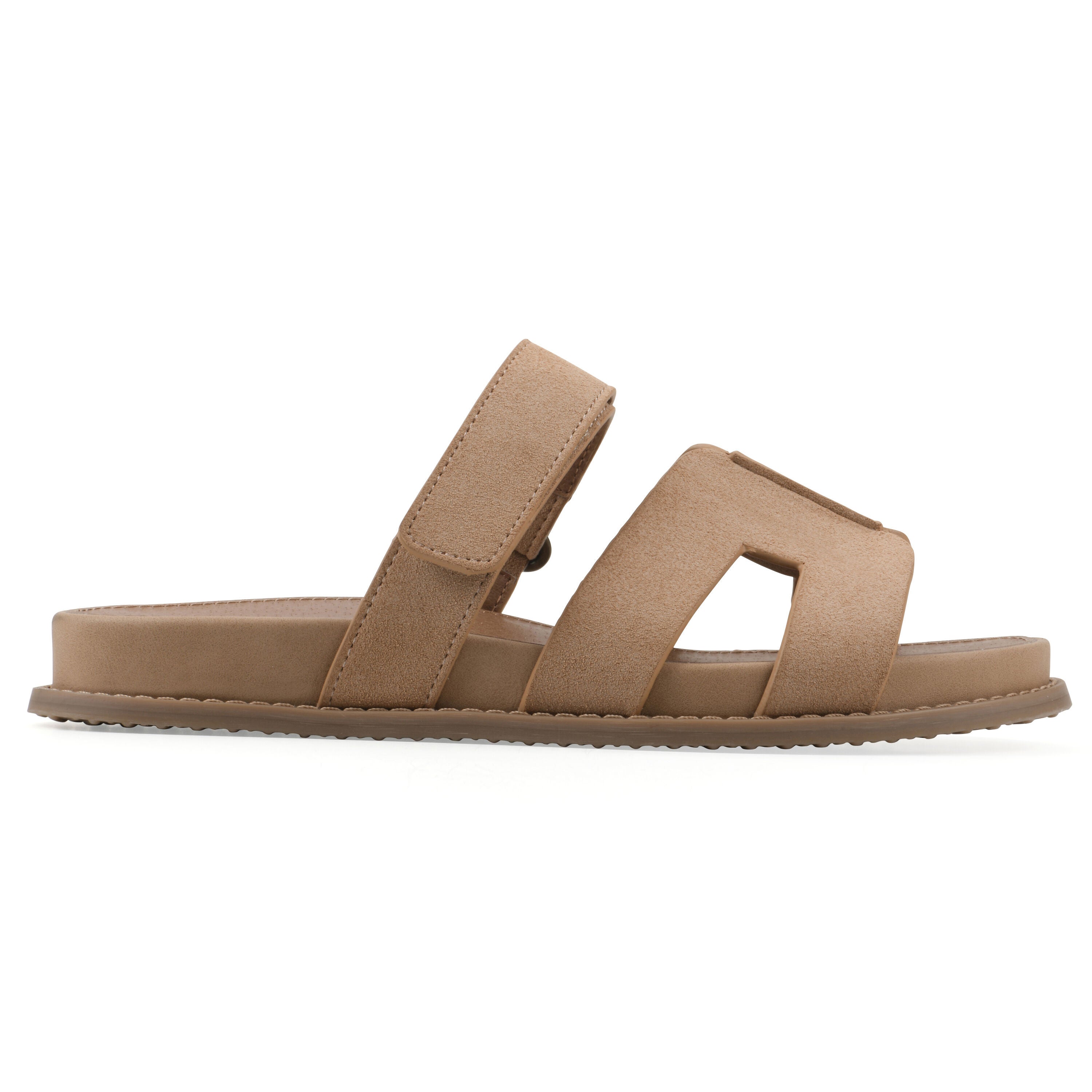 Mazi Slide Sandal, BEACHWOOD SMOOTH, alternate image number 2