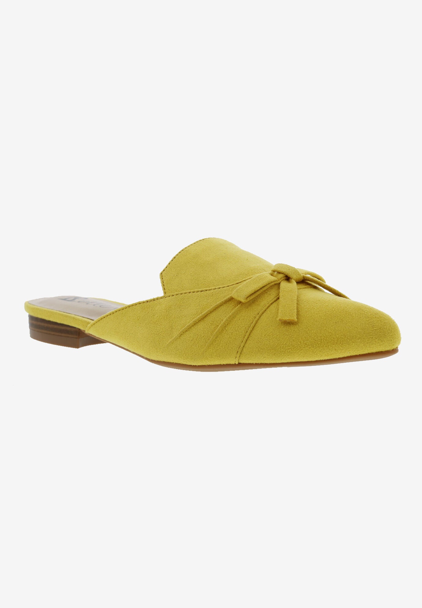 Flick Mule, YELLOW MICROSUEDE, hi-res image number 0