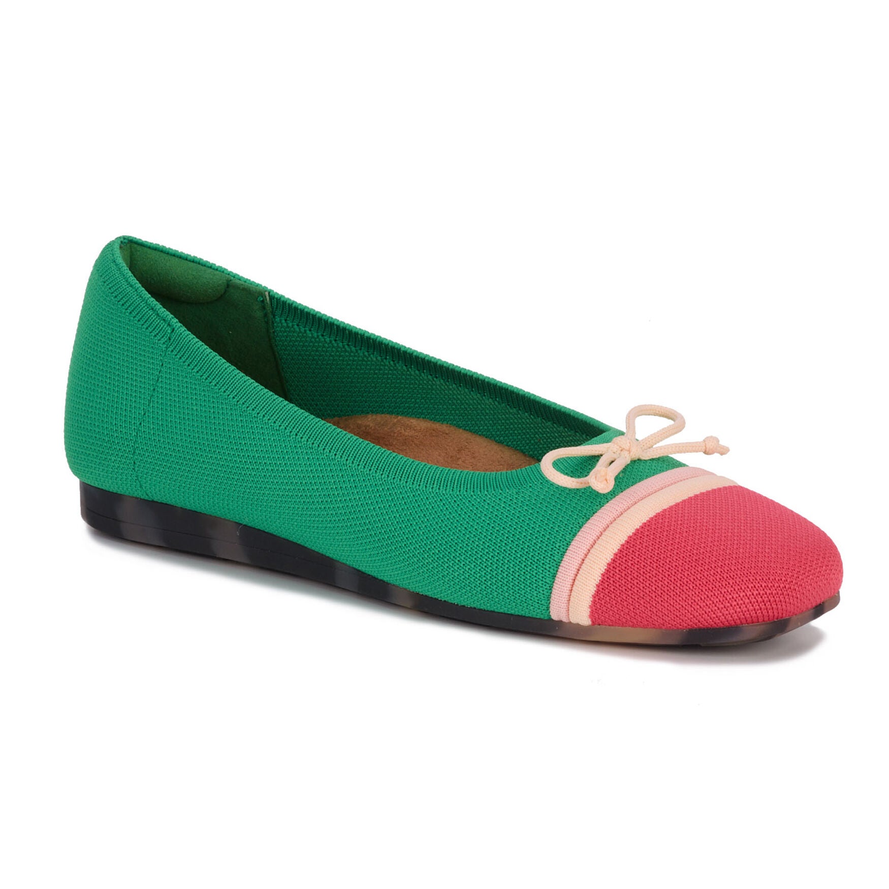 Noelle Knit Flat, GREEN MULTI KNIT, hi-res image number 0