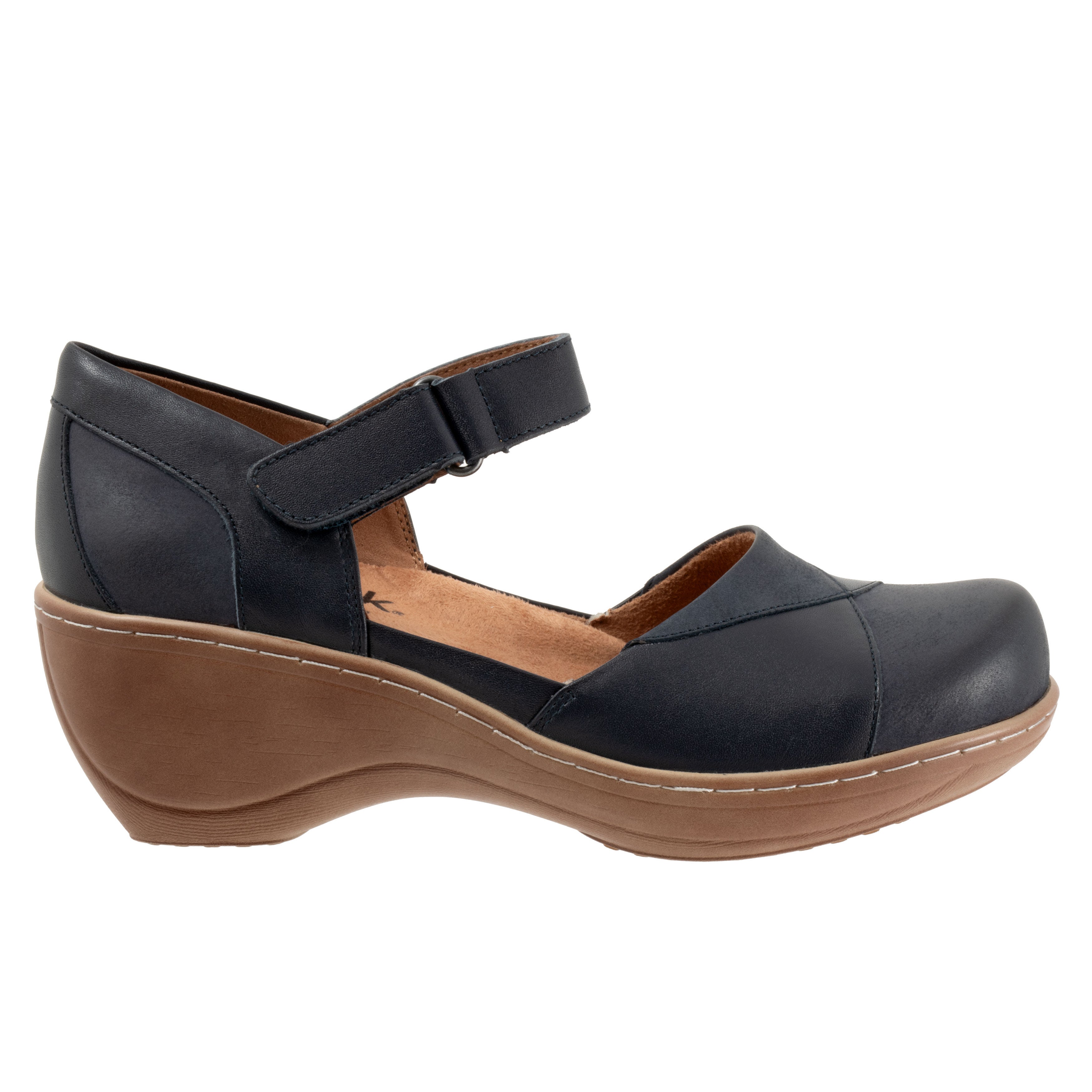 Miri Clog, DARK NAVY NUBUCK, alternate image number 4
