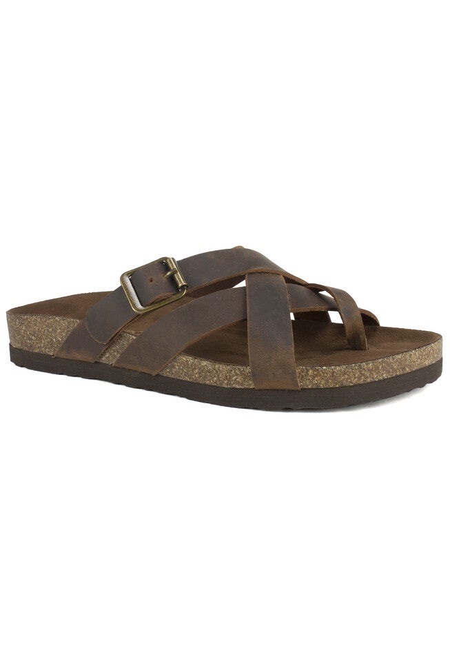 White Mountain Hobo Sandals, BROWN, hi-res image number null