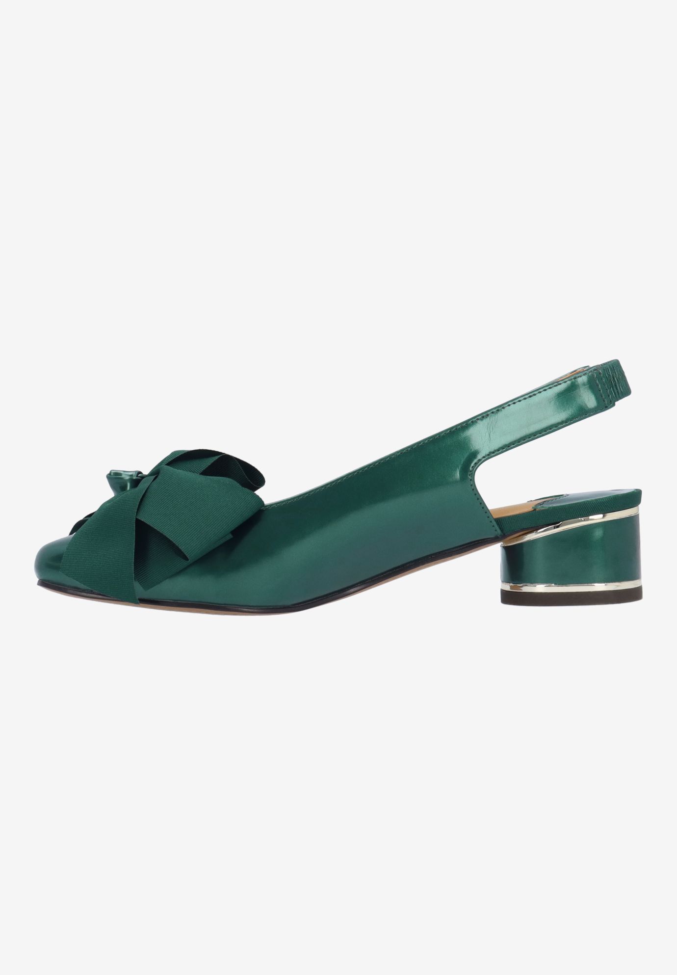Lazule Slingback Pump, EMERALD GREEN, alternate image number 4