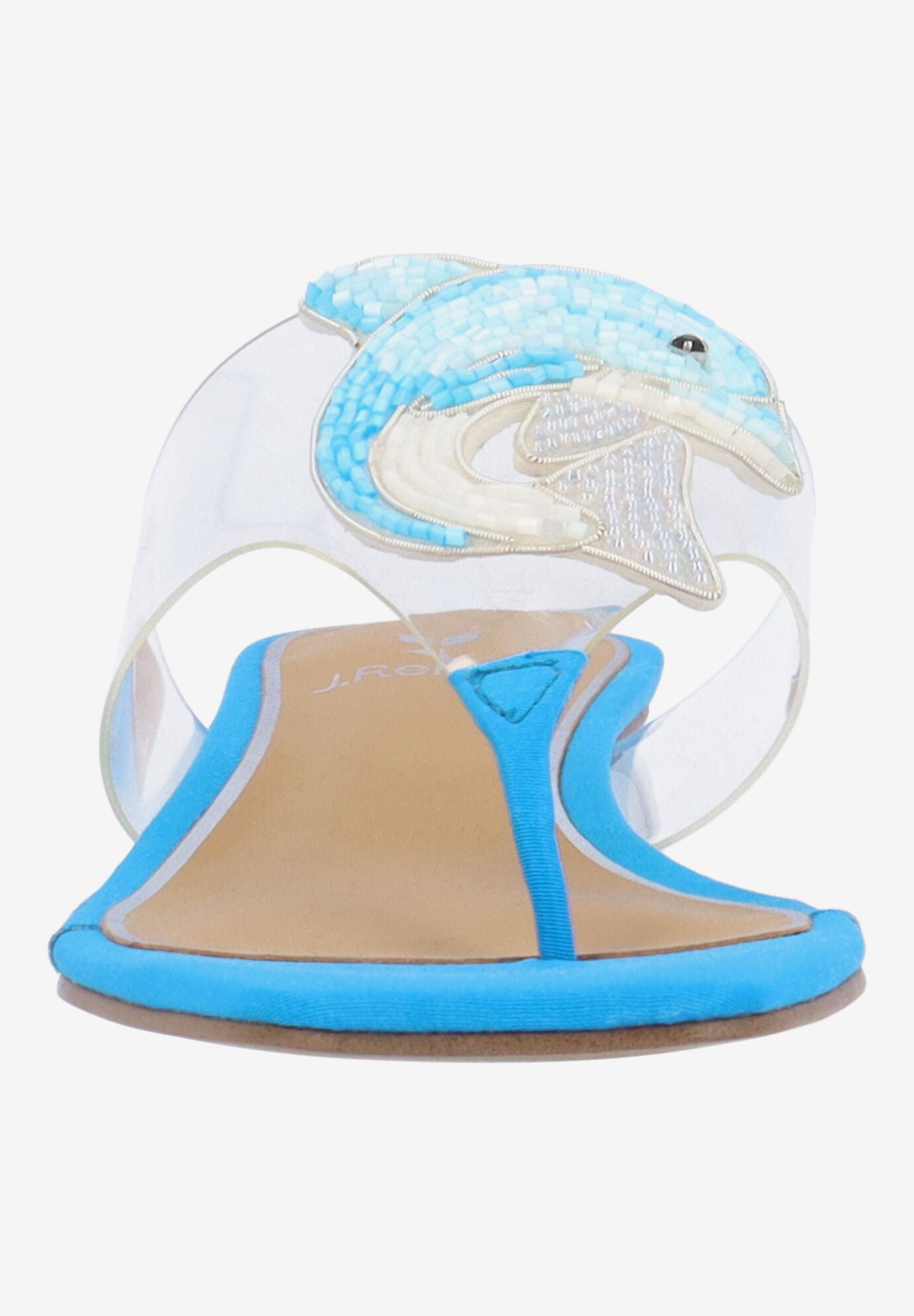 Dolphi Thong Sandal, CLEAR BLUE, alternate image number 3