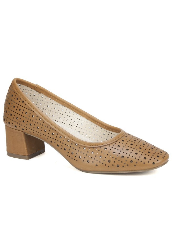 Vayda Leather Heel , COGNAC LEATHER, hi-res image number 0