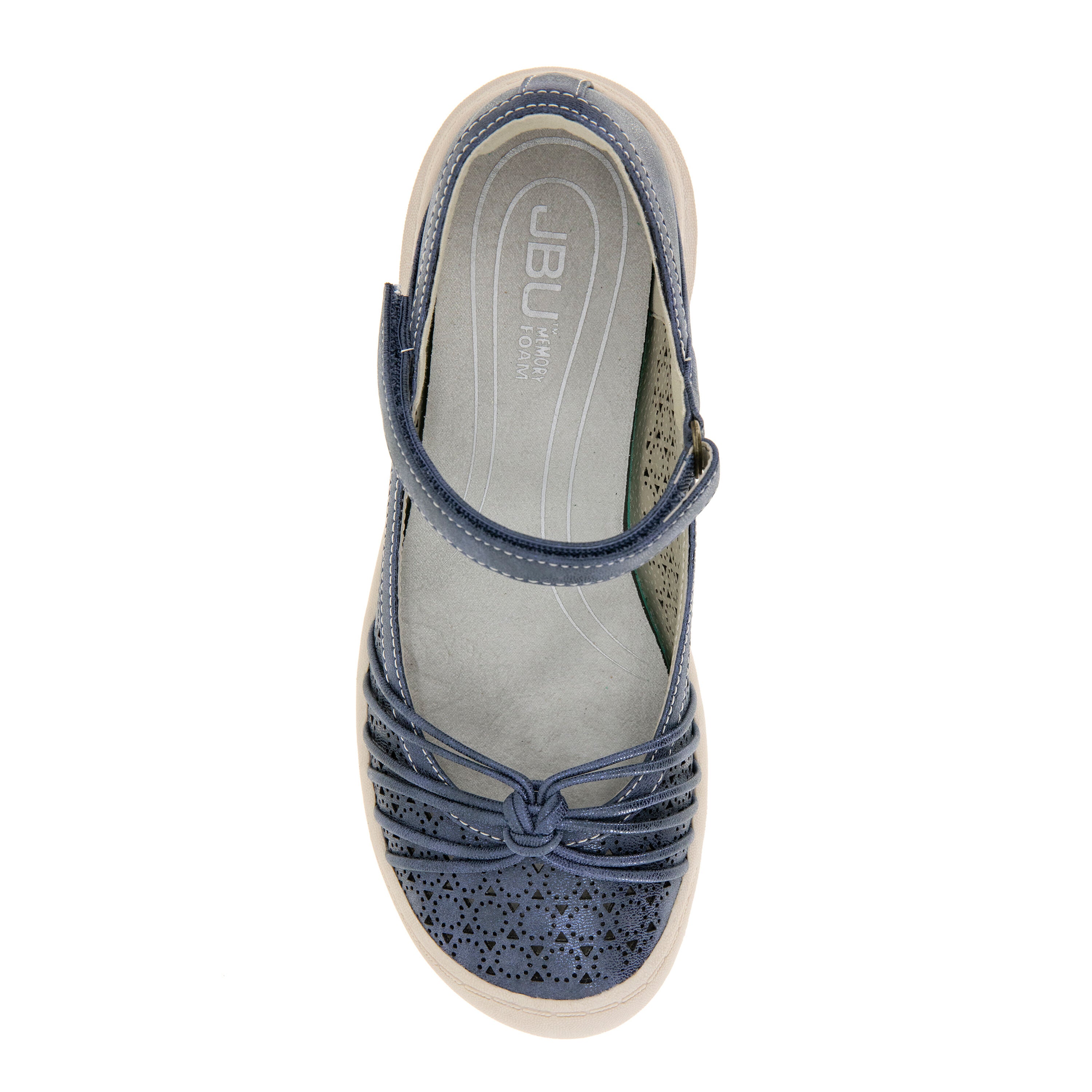 Ramy Flat, NAVY SHIMMER, alternate image number 4