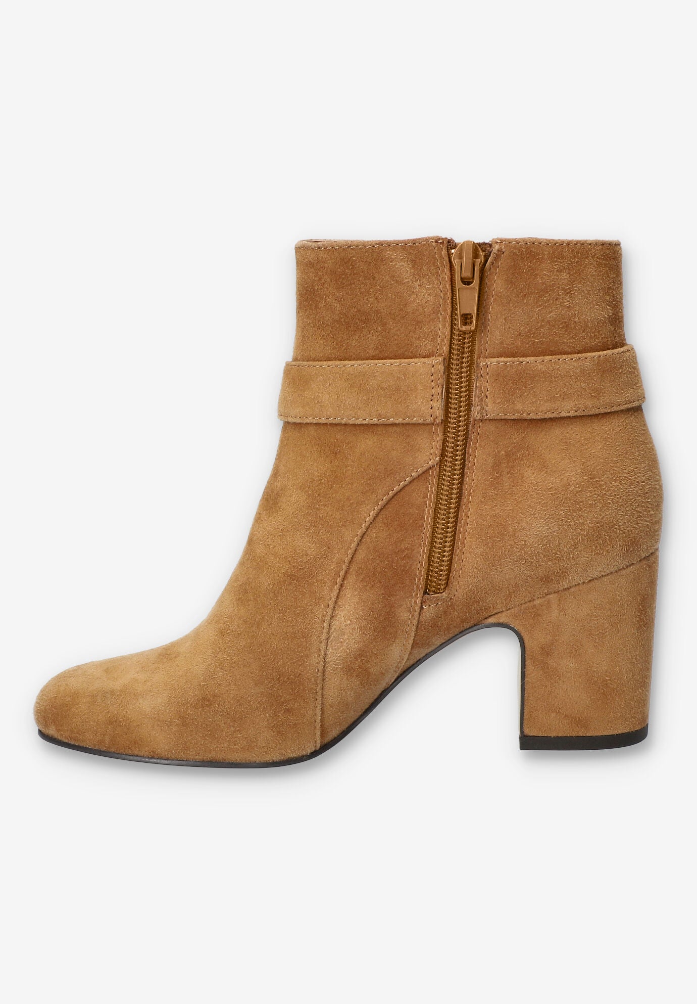 Gamela Dress Ankle Boot, COGNAC SUEDE, alternate image number 4