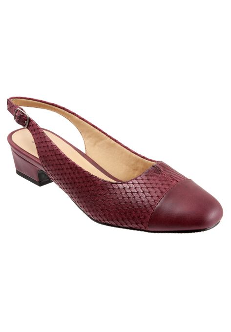 Dea Slingbacks by Trotters®, BURGUNDY, hi-res image number null