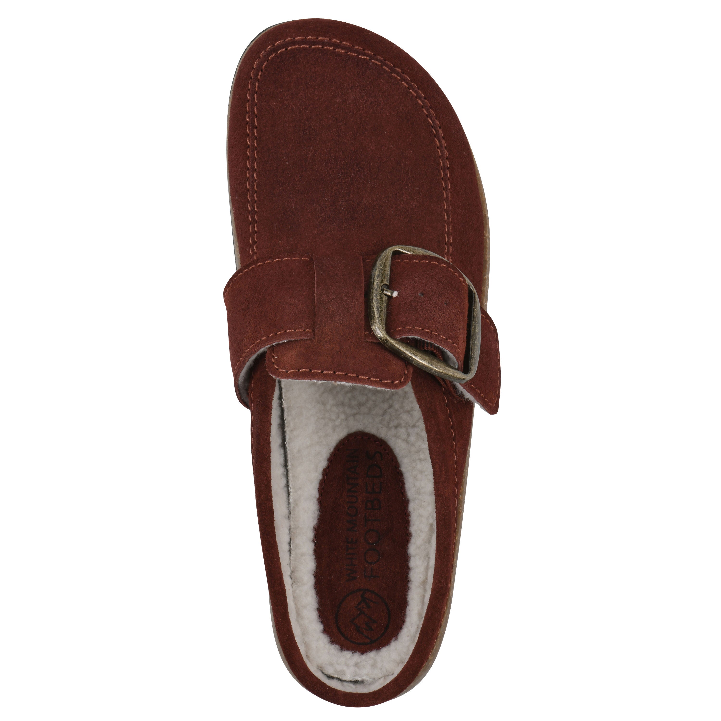 Bueno Footbeds Clog, RUST SUEDE FF, alternate image number 4