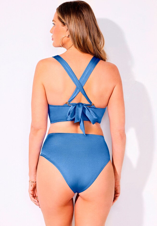 Rosette High Waist Bikini Set, , on-hover image number null