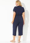Jessie Tie Front Cover Up Jumpsuit, , on-hover image number null