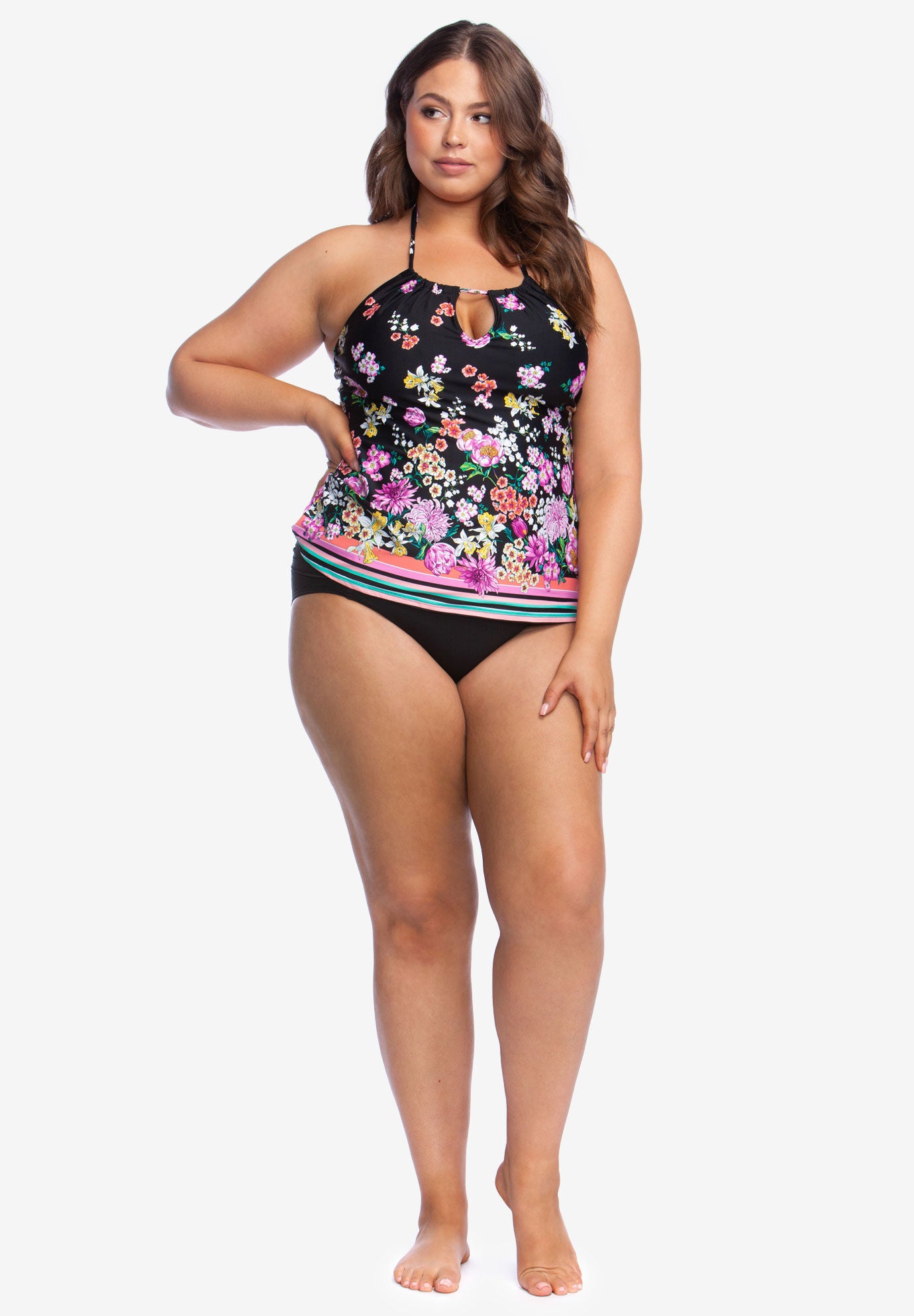 kenneth cole reaction plus size swimwear