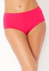 Mid-Rise Full Coverage Swim Brief, SALSA, hi-res image number null