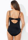 Spliced One Piece Swimsuit, , alternate image number null