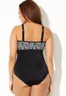 High Neck One Piece Swimsuit, , on-hover image number null