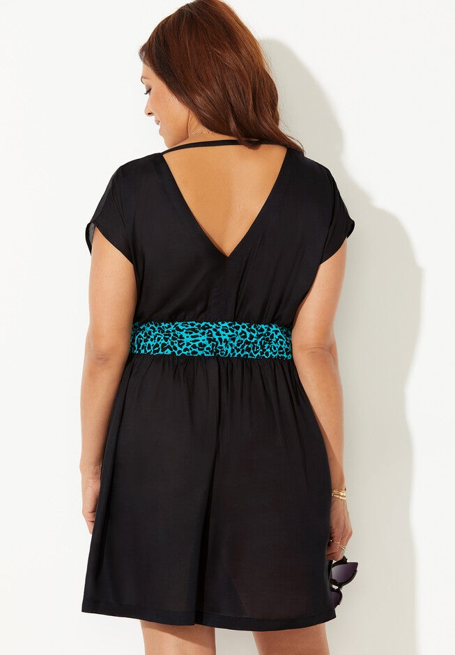 Morgan Side Slit Tunic Cover Up, , on-hover image number 1