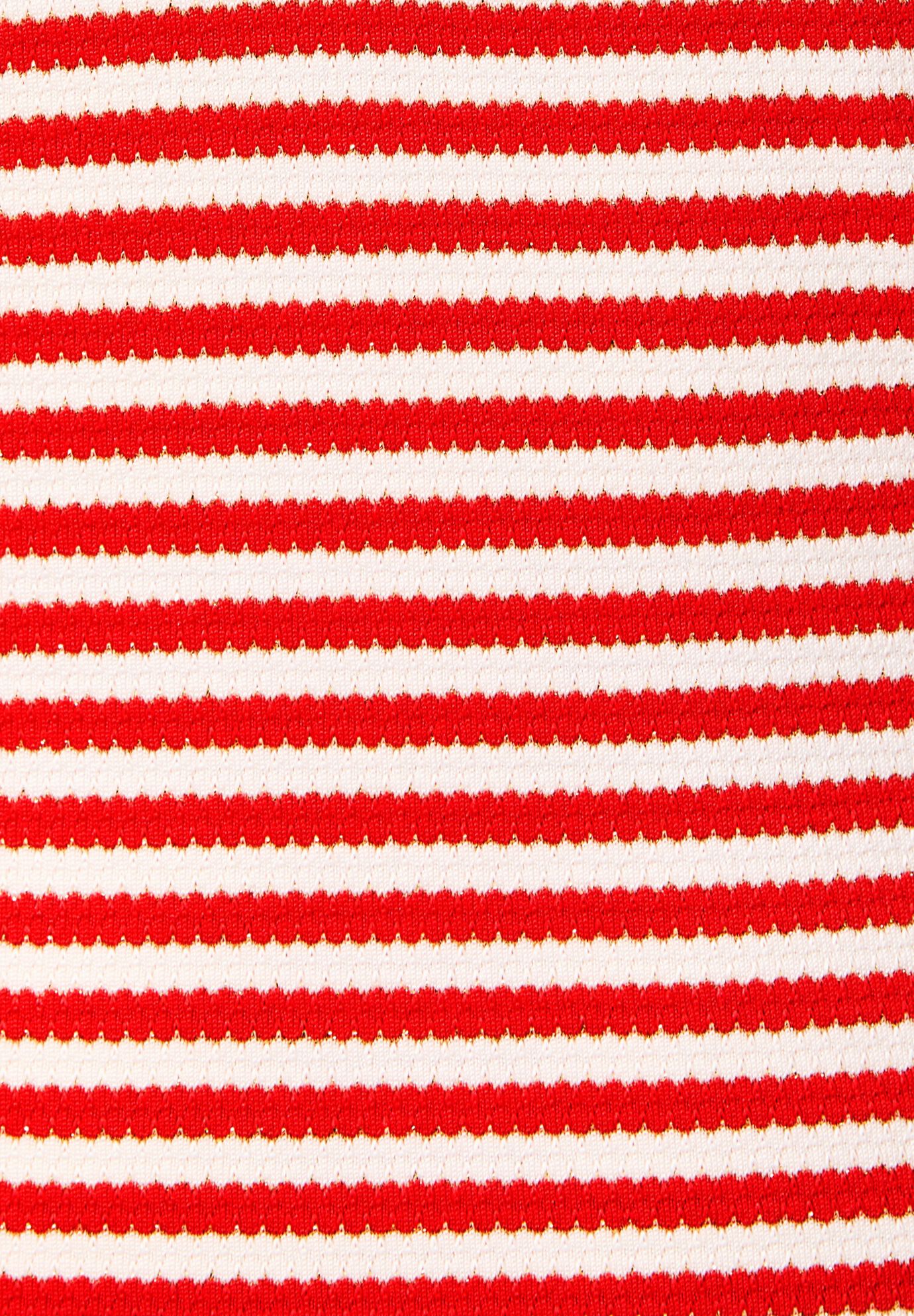 Metallic Lurex High Waist Bikini Bottom, RUBY LUREX STRIPE, alternate image number 3