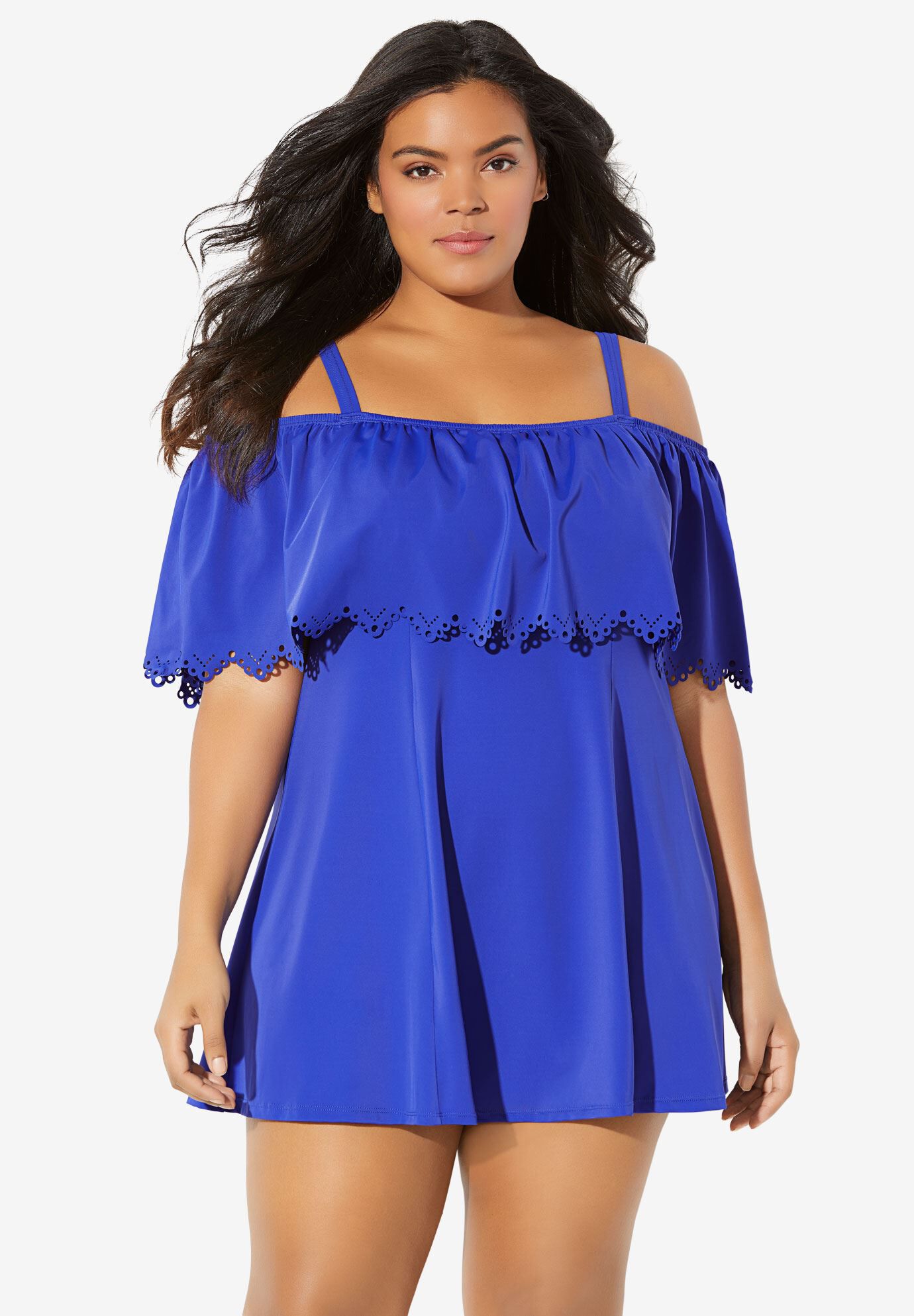 swim dress with sleeves plus size