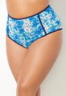 Crochet High Waist Piped Swim Brief, CROCHET, hi-res image number null