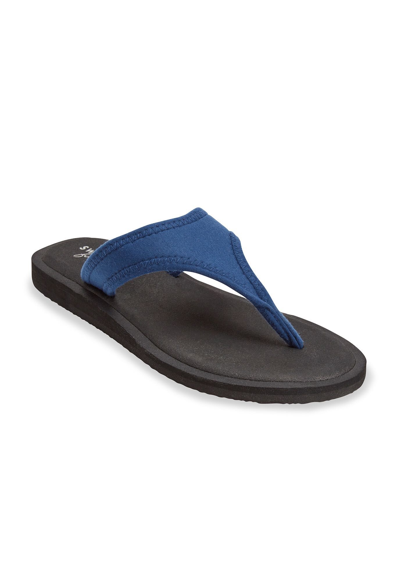 Wide band flip flops shop