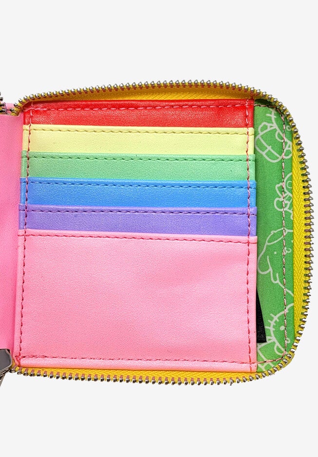 Loungefly X Sanrio Zip Around Wallet Hello Kitty Keropi Tuxedo Sam, , alternate image number null