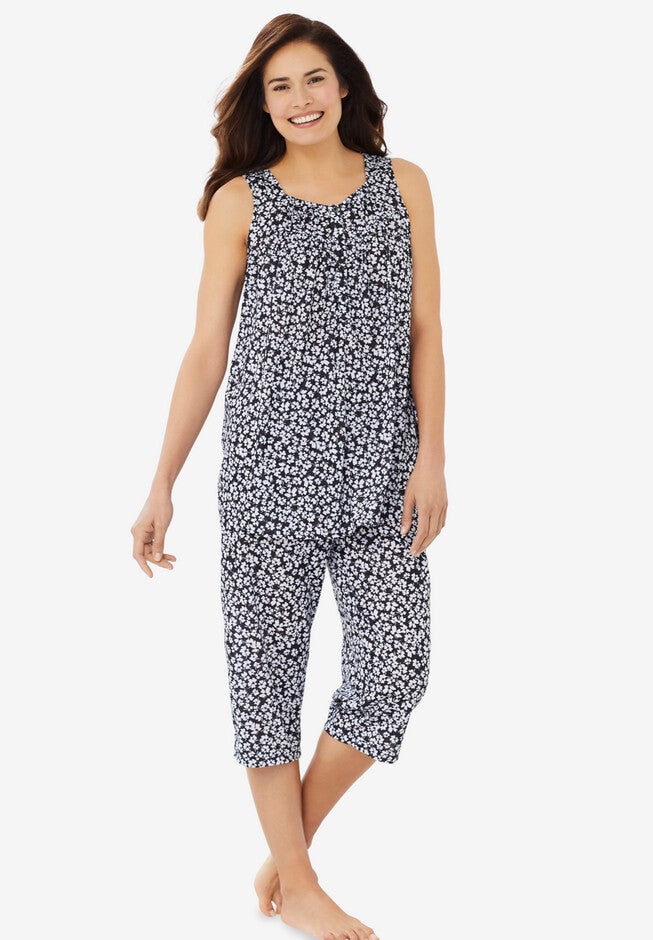 Cooling Pajamas , BLACK PANSY, hi-res image number null