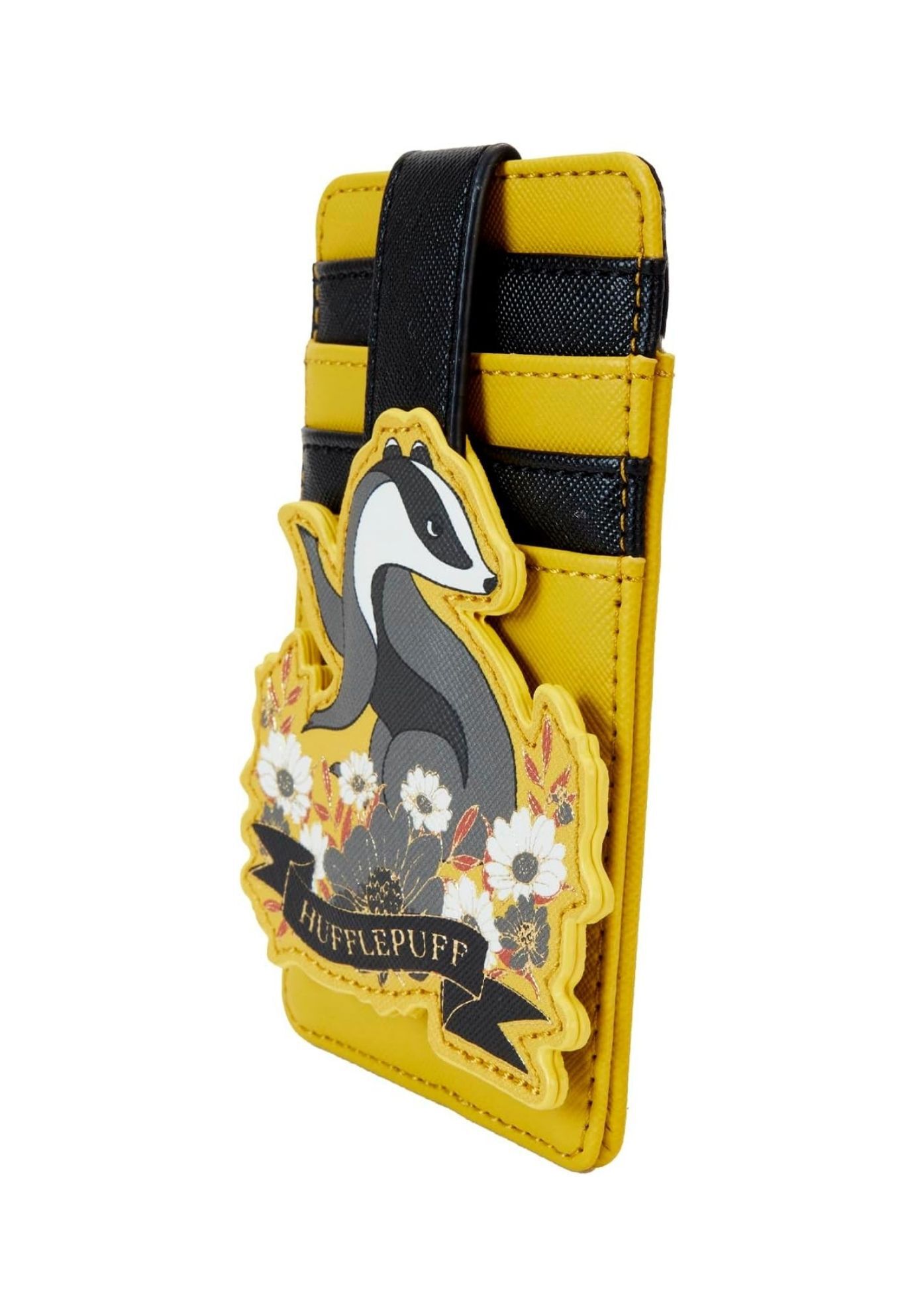 Loungefly x Harry Potter Hufflepuff Card Holder Wallet Yellow, YELLOW, alternate image number 3