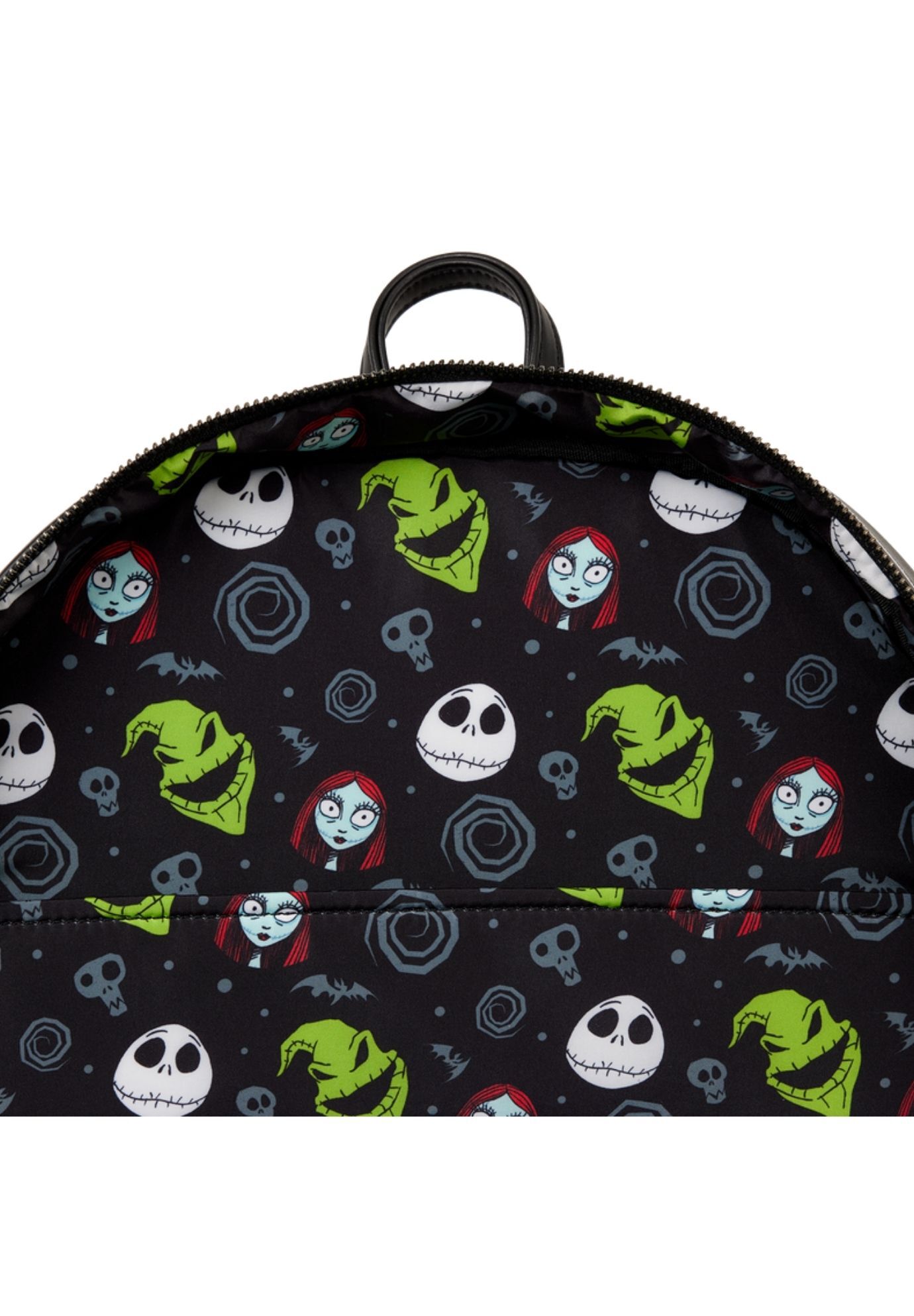 Loungefly x The Nightmare Before Christmas Jack Skellington Full-Size Backpack Glow, BLACK, alternate image number 3