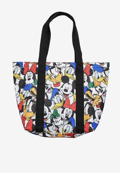 Disney Mickey Mouse Zippered Tote Bag Beach Bag, , alternate image number null