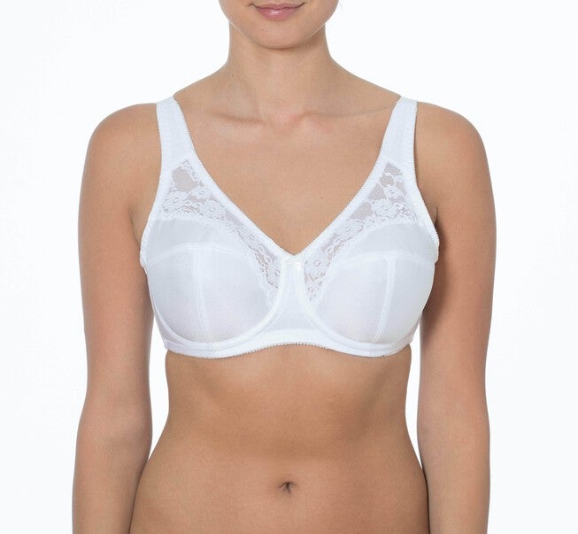 Full Figure Underwire Bra, WHITE, hi-res image number 0