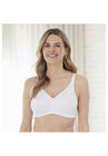 Bestform 5006233 Floral Trim Wireless Cotton Bra With Lightly-Lined Cups, , on-hover image number null