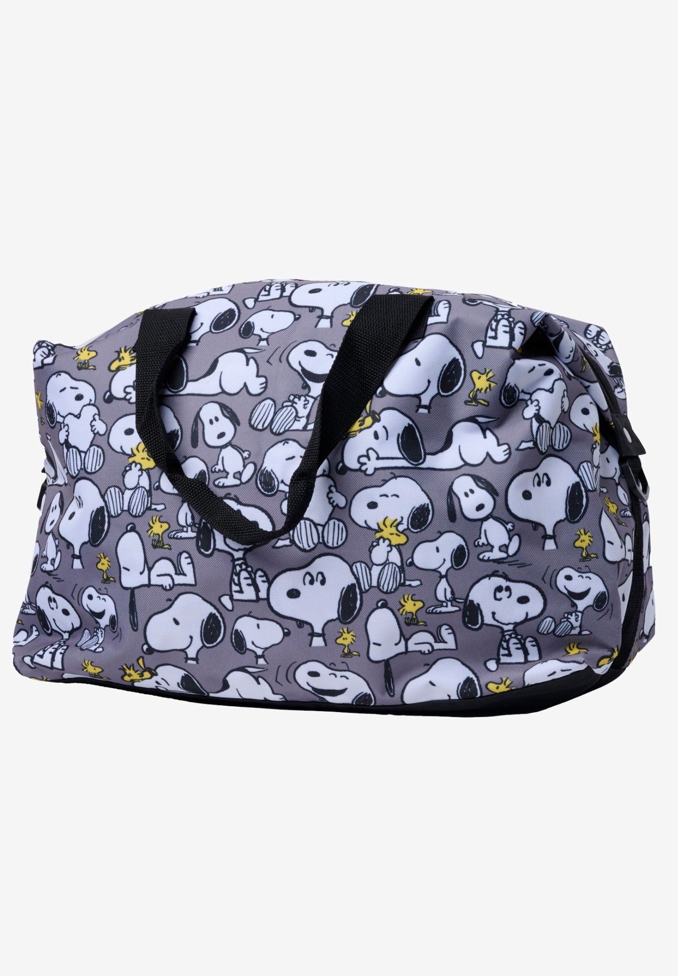 Peanuts Snoopy Duffel Bag Travel Weekender Carry-On Print Woodstock Gray, GRAY, alternate image number 5