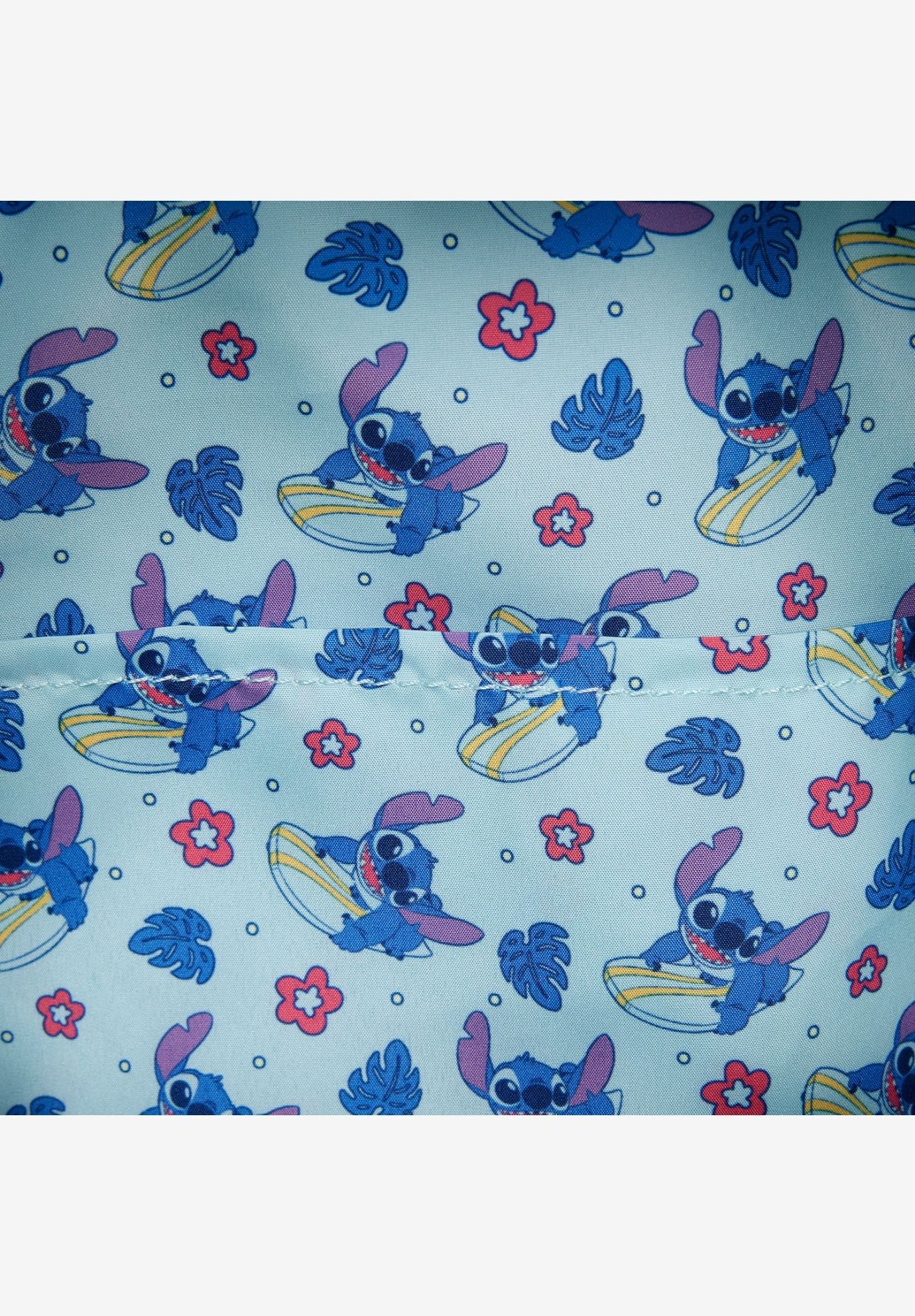Loungefly Disney Lilo and Stitch Animal Friends Mini Backpack All Over Print, BLUE, alternate image number 3