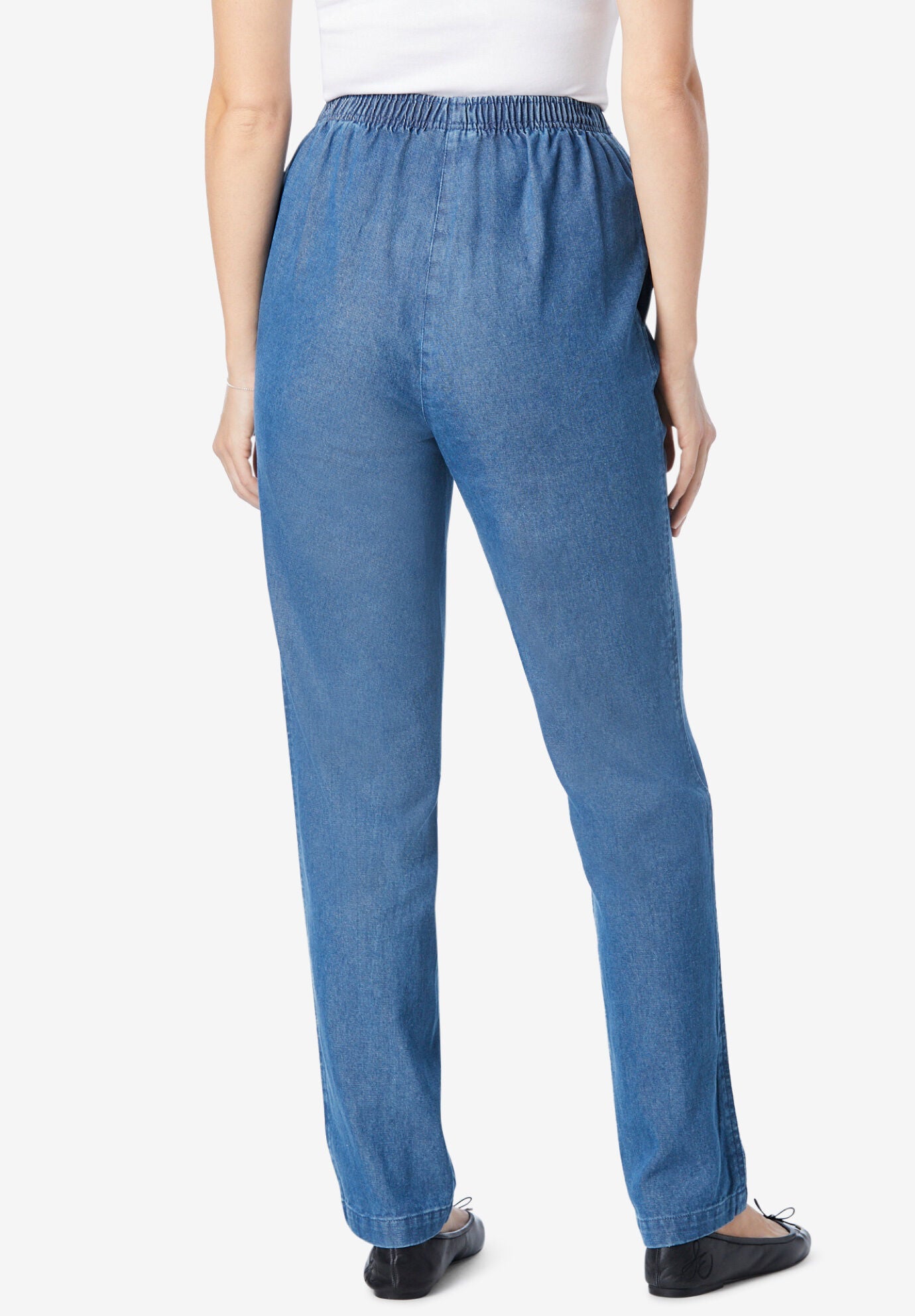 elastic waistband jeans