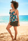 Flyaway Underwire Tankini Top, , alternate image number null