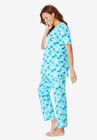 Floral Henley PJ Set , , alternate image number null