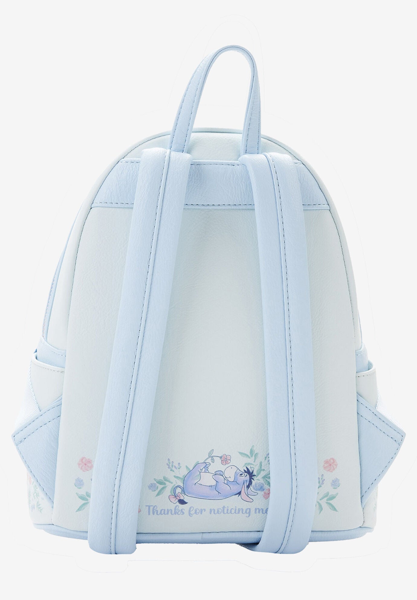 Loungefly X Disney Eeyore Mini Backpack Handbag Floral Light Blue