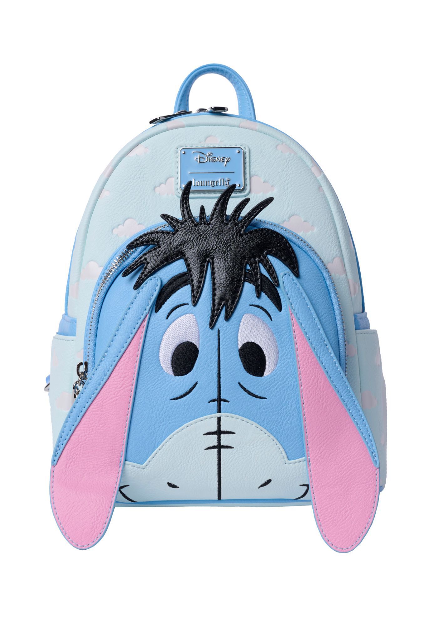 Loungefly x Disney Winnie The Pooh Eeyore Cosplay Mini Backpack Blue, BLUE, hi-res image number 0