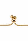 Cubic Zirconia Bolo Bracelet(4mm) in Yellow Goldplate, , on-hover image number null