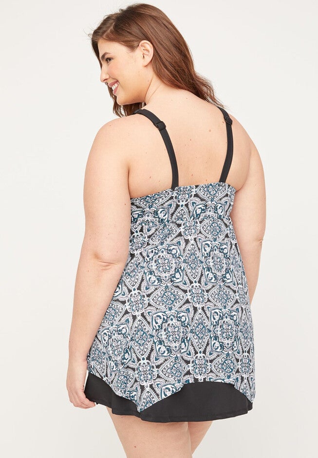 Paisley Pop Tankini Top, , on-hover image number 1