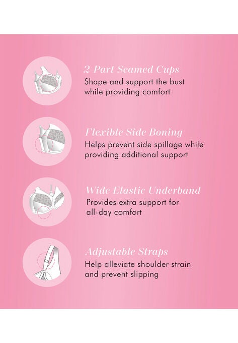 Fully® Side Shaping Lace Bra, , alternate image number null