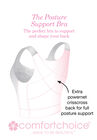 Front-Close Longline Wireless Posture Bra , , alternate image number null
