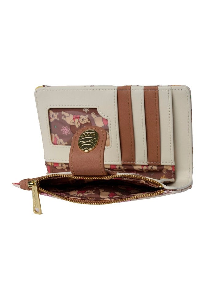 Loungefly x Disney Winnie the Pooh Snap Flap Wallet, BEIGE, alternate image number null