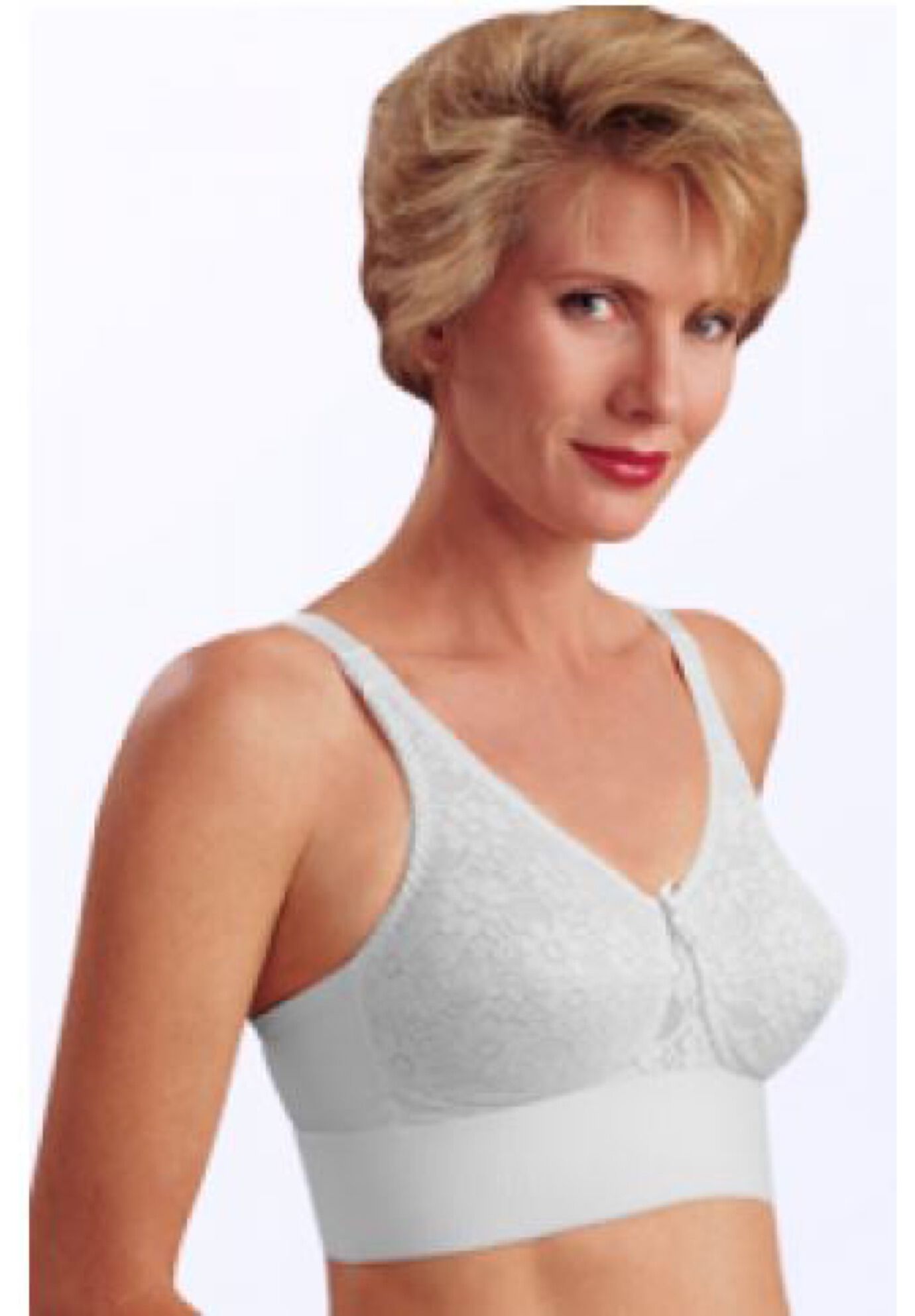Jodee Embrace Perma-Form&reg; Bra, RIGHT WHITE, hi-res image number 0