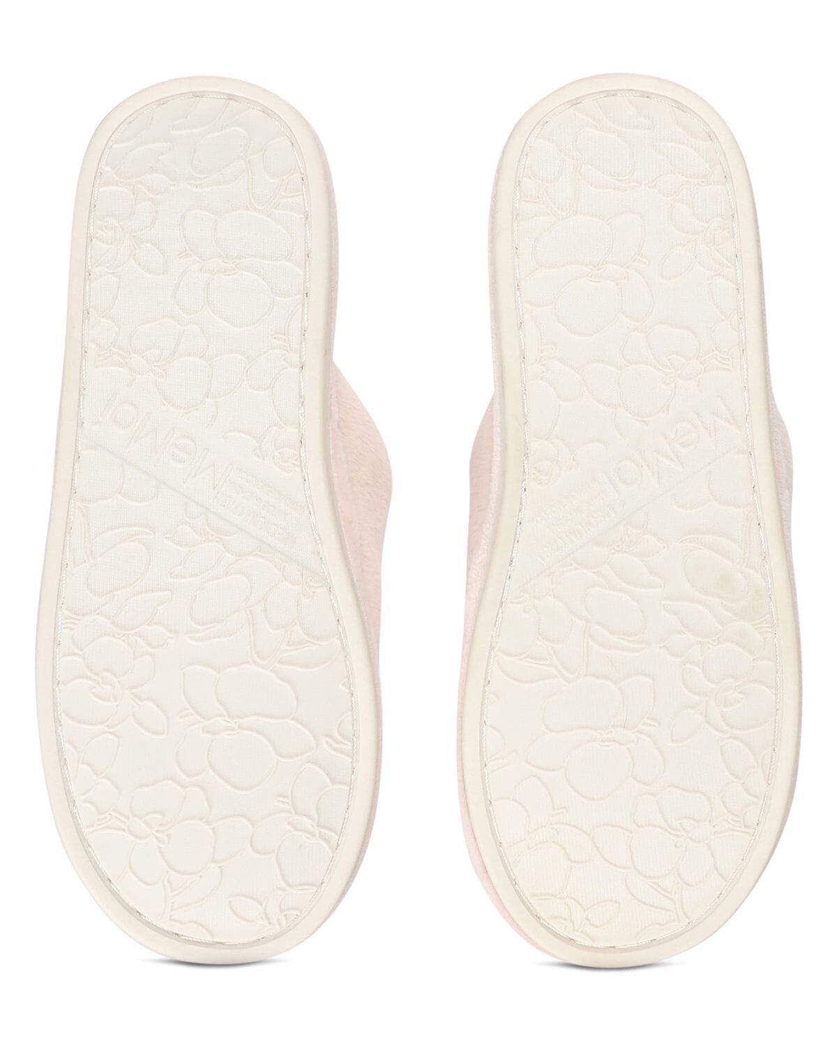Women's I Love Paris Plush Slippers, PALE BLUSH, alternate image number 2