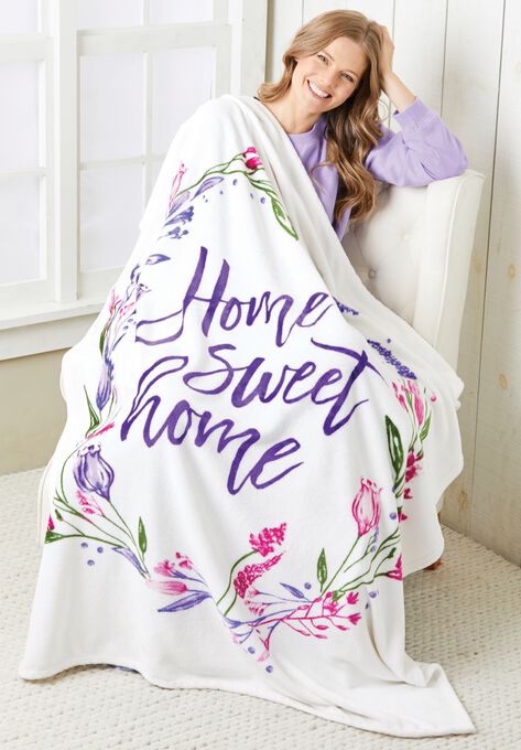 Home Sweet Home Blanket, HOME SWEET HOME, hi-res image number null