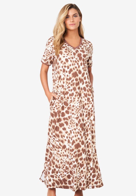 Long T-Shirt Lounger, NEUTRAL ANIMAL, hi-res image number null