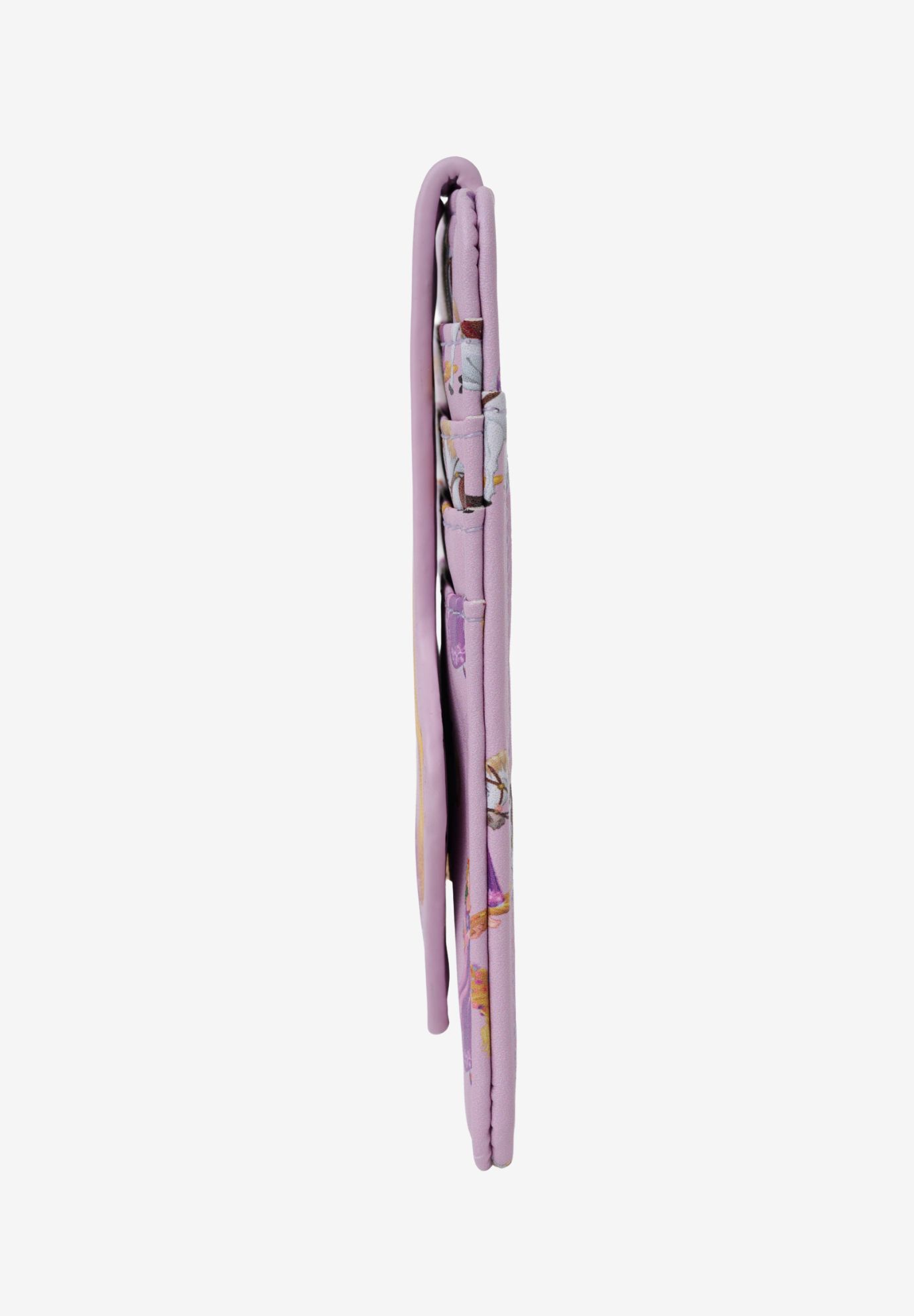 Disney Tangled Rapunzel Card Holder Snap Wallet Button Snap Closure Purple, PURPLE, alternate image number 4